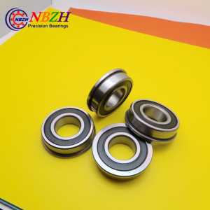 4PCS high quality ABEC-1 Z2V1 6004/F6004/F6004ZZ Flange ball bearing