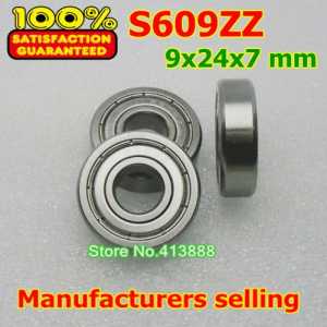 (1pcs) SUS440C environmental corrosion resistant stainless steel deep groove ball bearings S609ZZ 9*24*7 mm