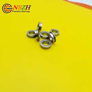 20pcs Free Shipping SUS440C environmental corrosion resistant flanged stainless steel bearings SMF104ZZ 4*10*11.6*4*0.8 mm