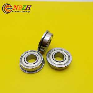 20pcs High quality ABEC-3 Z2V1 FR6-2Z Flanged 3/8"x 7/8" X 9/32" FR6ZZ inch Miniature Flanged Ball Radial Bearings free shipping