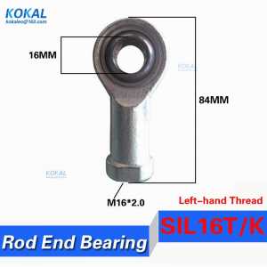 [SIL16T/K] high quality fish eye left-hand female thread rod ends joint bearing SIL16T/K PHSAL16 internal 16MM bearings