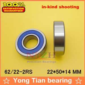 1pc High quality ABEC-3 Z2V1 Non-standard bearing 62/22 62/22-2RS 22*50*14 mm deep groove ball bearing