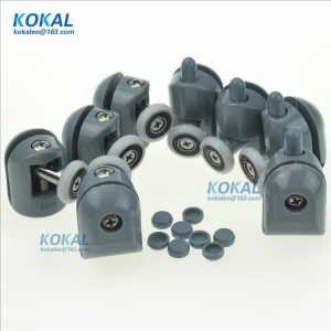 [YSL-DL]Free Shipping 8PCS* Shower Rooms Cabins Pulley & Shower Room Roller Runners Single Wheels