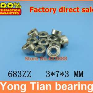 500pcs Free Shipping SUS440C environmental corrosion resistant stainless steel deep groove ball bearings S683ZZ 3*7*3 mm