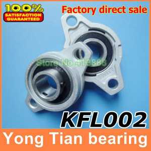 15 mm caliber Zinc Alloy Miniature Bearings pedestal KFL002 UCFL002 FL002 diamond flange bearings pedestal