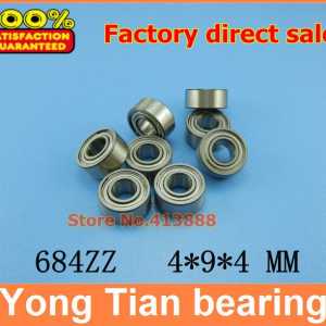500pcs Free Shipping SUS440C environmental corrosion resistant stainless steel deep groove ball bearings S684ZZ 4*9*4 mm