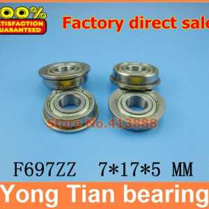 F697 SF697-ZZ SF697ZZ F697-2Z SSF697ZZ F619/7ZZ Flanged Flange Deep Groove Ball Bearings High Quality 7*17*19*5*1.2 mm