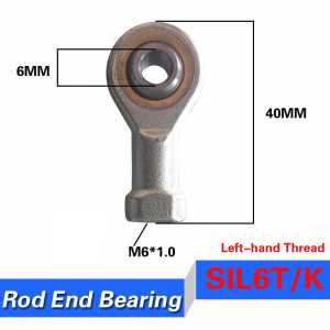 [SIL6T/K] high quality Auto Damper Oscillating bearing metric female thread rod ends bearing SIL6T/K SILKB6F Rod Ends Bearing