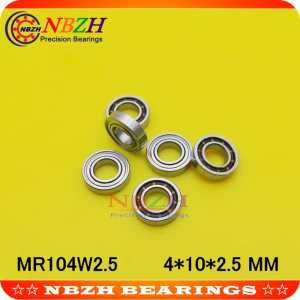 Free shipping miniature bearing L1040Z MR104W2.5 Z 4*10*2.5 MM for Rc hobby and Industry