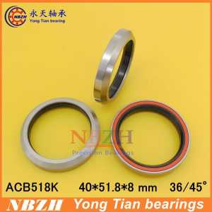 Free shipping 1-1/2" 1.5" 38.1mm bicycle headset bearing TH-073, ACB518K, TK518B ( 40x51.8x8mm, 36/45) repair bearing