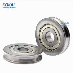 [U1243-10] Just 1pcs/Lot NON-Standard 43mm 1.7" U grooved chrome steel high quality low noise new Type Wheel bearing 12*43*10mm