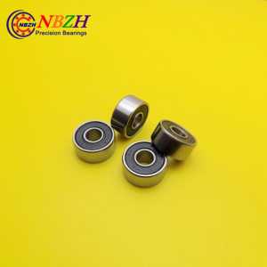 High Quality 1601-2RS bearing 3/16" x 11/16" x5/16" inch 4.762 x17.462*7.938mm miniature inch shielded ball bearing
