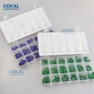 [270-O-Ring] Silicone Rubber 18 Sizes 270PCS x Rubber O Ring O-Ring Washer Seals Watertightness Assortment For Car Styling