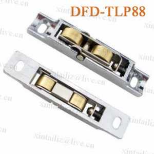 [DFD-TLP88] high quality copper door and window flat double roller whee plastic door roller wheel