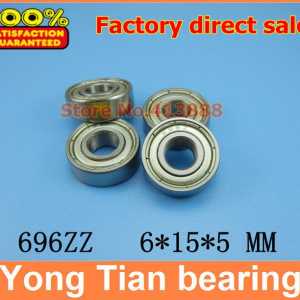 (1pcs) SUS440C environmental corrosion resistant stainless steel deep groove ball bearings S696ZZ 6*15*5 mm