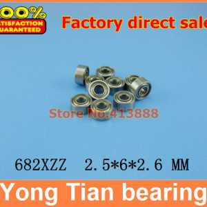 682XZZ Bearing ABEC-5 Rc Mould 2.5x6x2.6 mm Miniature 682X ZZ Ball Bearings 618/2 XZZ 2.5*6*2.6 mm
