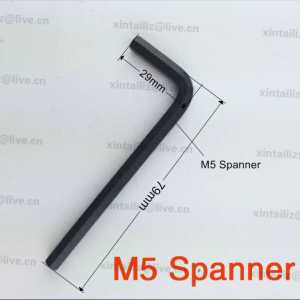 [M5 Spanner]M5 screw hex socket spanner M5  allen wrench hexagonal socket spanner for sliding door roller wheel