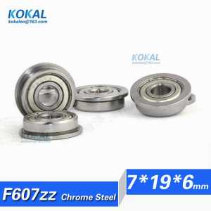 [CMF607ZZ]10PCS Free Shipping chrome steel flange bushing F607 F607-2Z F607ZZ F60017-2Z ball bearing 7mm*19mm*6mm*22mm*1.5mm