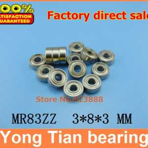 NBZH (1pcs)  deep groove ball bearing (stainless steel 440C material) SMR83ZZ 3*8*3 mm high quality ABEC-1 Z2