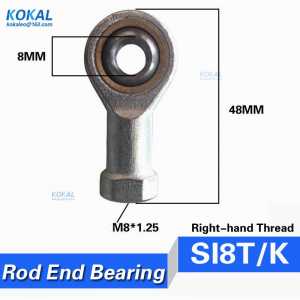 [SI8T/K] SI8T/K PHSA8 inner 8mm Rod Ends Joint Bearing with Right-hand female thread fish eye Rod Ends Bearing