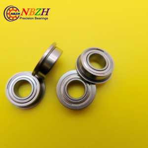 10pcs ABEC-5 Stainless steel flange bushing equipment bearing SF687zz SF687-zz SF687 SSF687ZZ 7*14*5*16*1mm