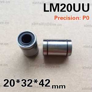 [LM20UU-P0]10PCS Free Shipping electric tools linear bearing LM20UU LB20UU inner 20mm linear bearing 20mm*32mm*42mm