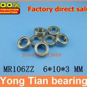 NBZH sale price 200pcs/lot free shipping miniature stainless steel ball bearing (stainless steel 440C) SMR106ZZ 6*10*3 mm