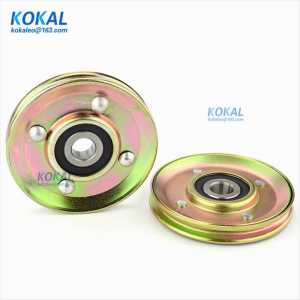 [U1064-9NJ] 1PCS high loading V/U steel U groove type electric lift guide rail track wire chrome steel bearing wheel 1064UV