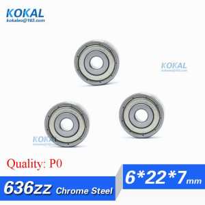 [C636ZZ-P0]Free Shipping 10pcs Gcr15 chrome steel ABEC-3 telescopic fishing rod ball bearing 636-2Z 636ZZ bearing 6*22*7mm