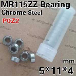 [CMMR115ZZ-P2]Free Shipping 10PCS Gcr15 bearing steel ABEC-5 miniature ball bearing MR115ZZ bearing 5mm*11mm*4mm