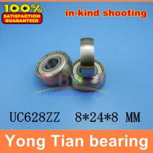 Car sliding door pulley spherical bearings  UC628ZZ 8*24*8 mm arc track pulley