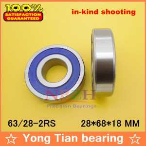 High quality ABEC-3 Z2V1  Non-standard bearing 63/28 63/28-2RS 28*68*18 mm deep groove ball bearing