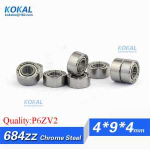 [CM684ZZ-P6]Free Shipping 10pcs Gcr15 chrome steel L-940ZZ 684-2ZZ dental bearing toy bearing 684 684-2z 684z 4*9*4