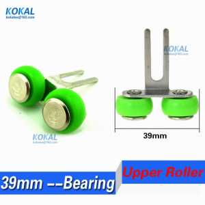 [UP-39D-G]2 PCS Free Shipping 39mm low noise al-ally door window sheave roller hanging door roller wheel