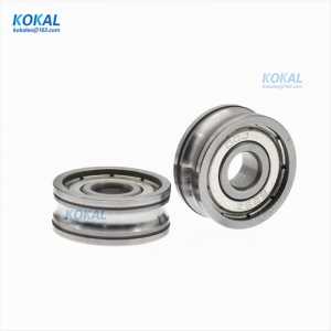 [U0516-6.5] 1PCS minisize U/V grooved Chrome Steel Gcr15 steel wheel wire rope low noise sliding wheel pulley 5*16*6.5mm 0516U