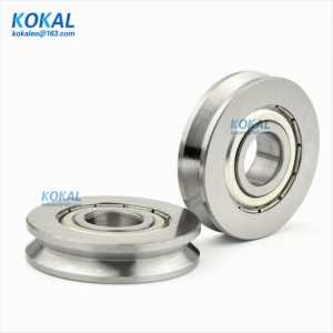 [V1547-11J]1PCS u groove chrome steel flute type groove steel sliding door window guide wire track bearing 1547UU