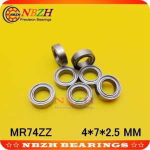 0000 free shipping miniature  deep groove ball bearing (stainless steel 440C material) SMR74ZZ 4*7*2.5 mm ABEC-1 Z2  200pcs/lot