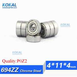 [C694ZZ-P2] Free Shipping 10pcs chrome steel ABEC-3 micro ball bearing F-1140ZZ 694-2ZZ 694 694z bearing 4*11*4
