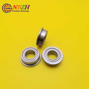 20PCS High quality ABEC-5 Z2V2 F63800 10x19x7 Flanged 10*19*7 F63800Z Miniature bearings Bearing