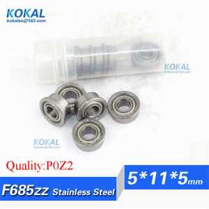 [SF685ZZ-P2]Free Shipping 10pcs stainless steel 420C 440C flange bushing ball bearing SF685zz SF685-z SF685 5*11*5mm